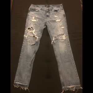 Ripped slim jeans from Pacsun